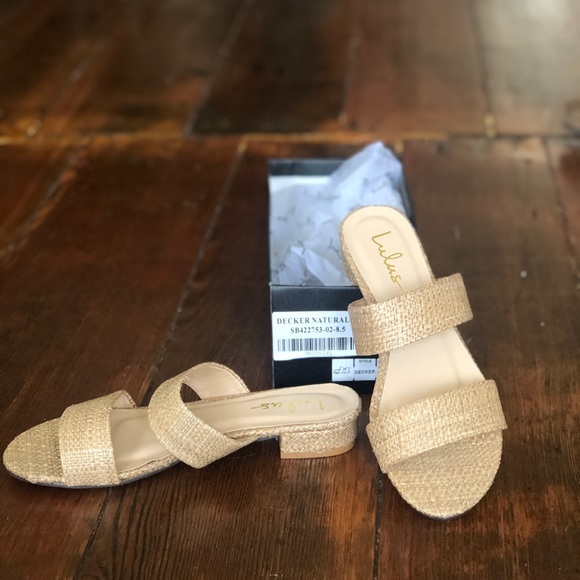 natural woven sandals